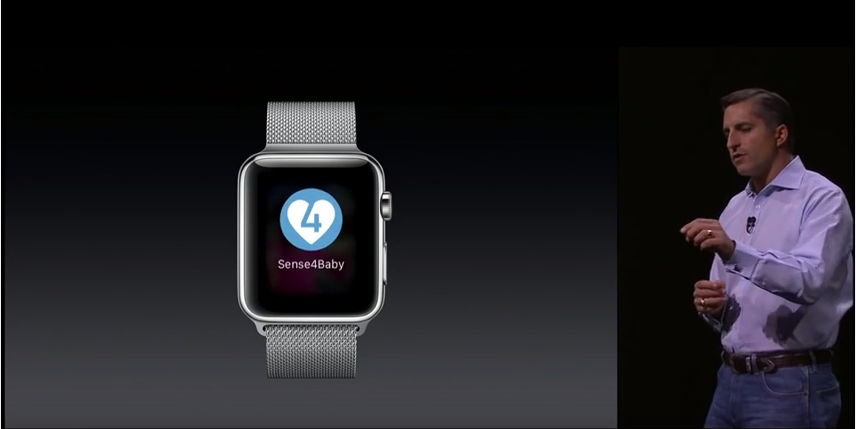 Sense4Baby, originally developed at the West Health Institute, played a key role in Apple's new product launch in September 2015.