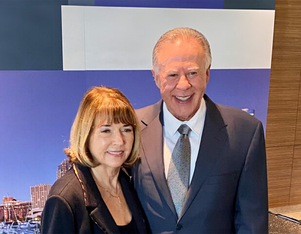 Gary and Mary West at an event